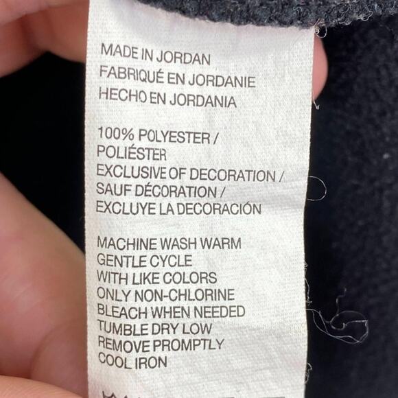 Timberland Black Long Sleeve Quarter Zip Pullover Men's Size Medium M - Picture 6 of 7